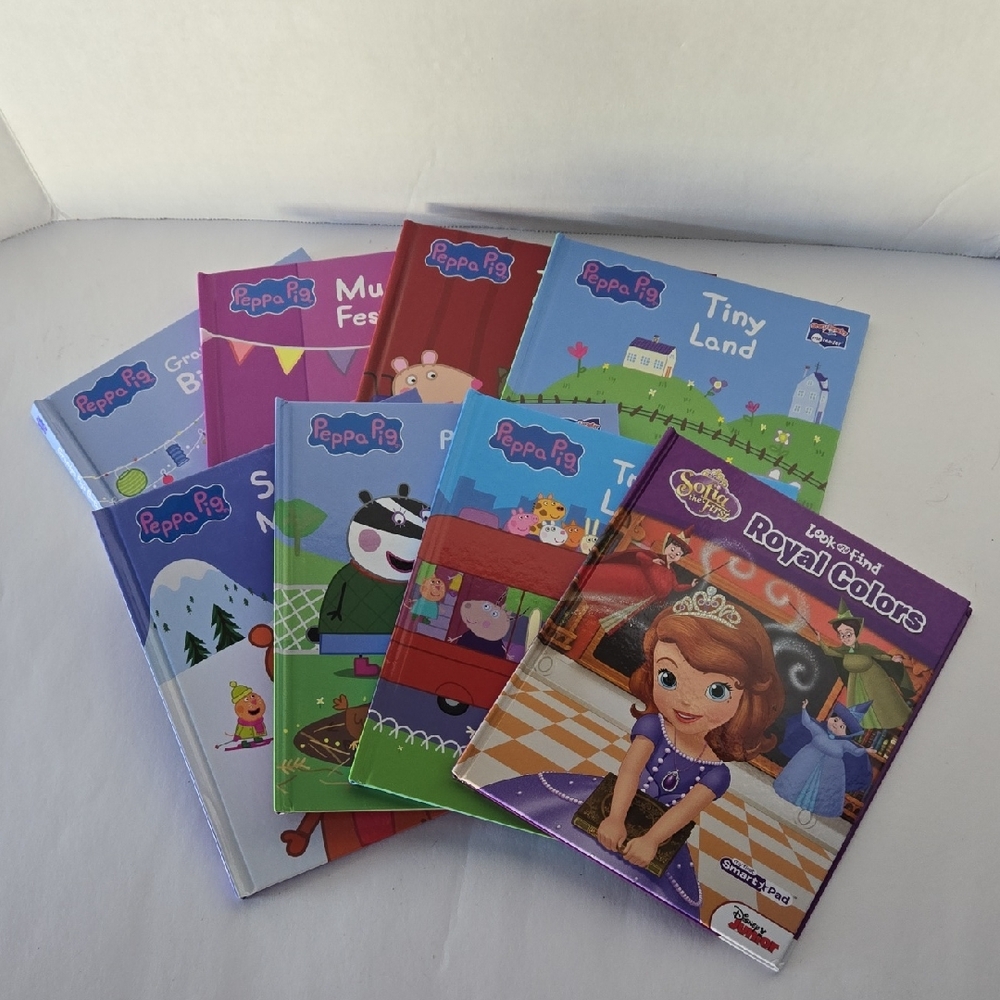 Pi Kids Disney Jr. Electronic Me Reader Books (Replacements/Additions) Set Of 8